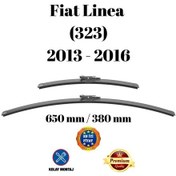 Resim Fiat Linea 323 2007 2013 2014 2015 2016 Uyumlu Ön Cam Muz Tipi Silecek Süpürgesi Seti 650/380mm Silbak 