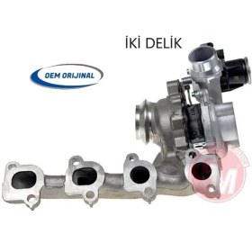 Resim Turbo Şarj Manifoldlu Komple- 2.delik Clıo 5 2019 Captur 2 2020 Megane 4 2018 Kadjar 2018 Express 2021 1.5 Blue Dcı 95bg K9k E6 Orijinal Motor Çıkması Garantili 144106234r 