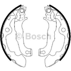Resim Bosch 986487633 KAMPANA BALATA FOCUS I 98- FOCUS II 04- 203x38 