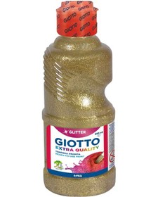 Resim Giotto Glitter Paint Simli Tempera Guaj Boya 250 Ml. Altın 