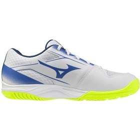 Resim Mizuno Break Shot 5 Ac Unisex Tenis Ayakkabısı Beyaz / Mavi Çok Renkli 