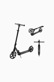 Resim Freely Katlanabilir Katlanabilir ABEC-7 Tekerlekli Çocuk Scooterı - Gri 