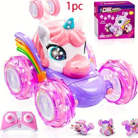 Resim Kızlar İçin Uzaktan Kumandalı Araba, Çocuklar için Eğlenceli Kapalı ve Açık Alan Oyuncakları, 3 4 5 6 Yaş Kız Çocuğu İçin Noel Doğum Günü Hediyesi 