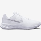 Resim Nike Beyaz Kadın Koşu Ayakkabısı DC3729-101 W NIKE REVOLUTION 6 NN Nike