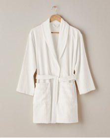 Resim English Home Bubble Pamuk Bornoz L-xl Ekru Ekru 