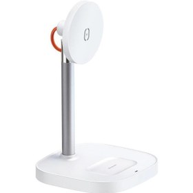 Resim Mcdodo Ch-7340 2In1 Kablosuz Şarj Masaüstü 15W Wireless Dock Stan 