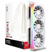 Resim XFX Mercury White Magnetic Air Edition Radeon RX 9070 XT OC 16GB GDDR6 256Bit HDMI/DP Ekran Kartı 