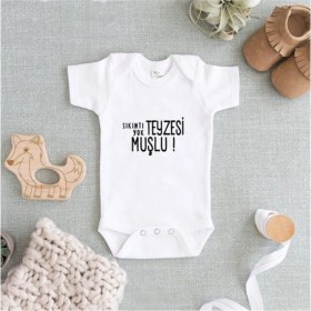 Resim Limon Sıkıntı Yok ! Beyaz Baskılı Zıbın 