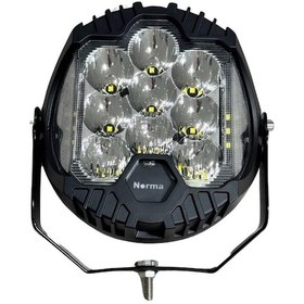 Resim 9v-32v Off-road Lamba Beyaz Yuvarlak 9 Ledli 163 167 Mm 