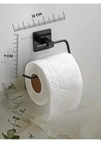 Resim Primesegment Yapışkanlı Krom Kapaksız Tuvalet Kağıtlığı 