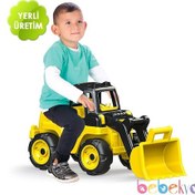 Resim Hareketli Kepçeli Üzerine Oturabilen Binici Dev Dozer 