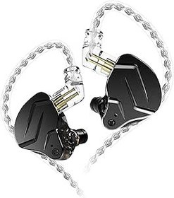 Resim Hanzete KZ ZSN PRO X Kulak İçi Kulaklık 1DD+1BA Derin Bas Stereo Sesli Hibrid Çift Dinamik Sürücülü Kulaklık 3.5mm Ses Arayüzü Aygıtları için Ayrılabilir Kablolu Ergonomik Rahat Kulakiçi Kulaklıklar 