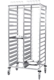 Resim Pimak Mutfak Bulaşık Arabası Tepsi Taşıma 58 x 66 x 172 (cm) 2 x 1 