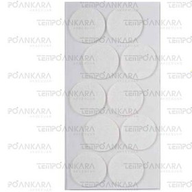 Resim Pacific Beyaz Yapışkanlı Keçe Ø 45mm 