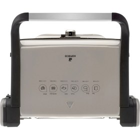 Resim Karaca Mulberry Çeyiz Tost Makinesi 1000 W Döküm Plaka 6 Dilim 