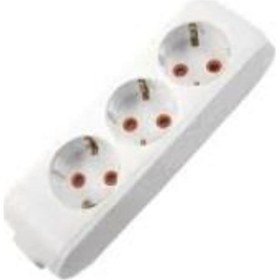 Resim MULTİ-LET ÜÇLÜ TOPRAKLI PRİZ KLEMENSLİ Ç.K. 