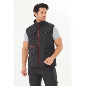 Resim Orange Safety Softshell Füme Yelek 