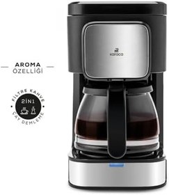 Resim KARACA Just Coffee 2in1 Filtre Kahve Makinesi Inox 