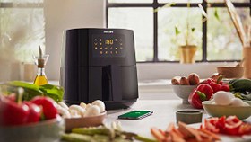 Resim Philips HD9255/60 Airfryer Dark Slate Sıcak Hava Fritözü 
