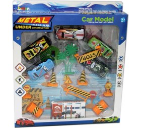 Resim Ds2 16 Parça Metal Arabalar Trafik Seti 