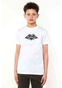 Resim Sabaton Baskılı Unisex Çocuk Beyaz T-Shirt 