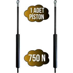 Resim Yatak Makası Pistonu Baza Açılır Makası PISTONU(750N Piston)(Tek Kişilik)(Siyah) 