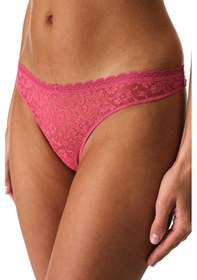 Resim Penti Fuşya Easy Lace Dantel V Model Brazilian Külot 