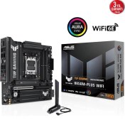 Resim Asus Tuf Gamıng B850M-PLUS Wıfı, 4xddr5, 3x M.2, Hdmı, Dp, Type-C, Wi-Fi 6e, Bluetooth V5.3, Amd Ryzen 9000 Serisi, Am5 Soket Anakart 