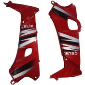 Resim Falcon Kmt Çelik 100 -Iç Dizlik 2Li Takım Kırmızı Or. (488485590) 