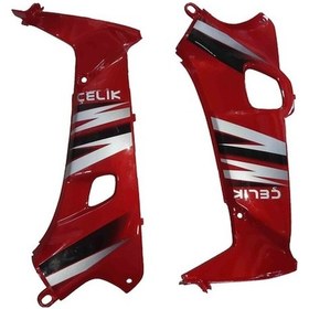 Resim Falcon Kmt Çelik 100 -Iç Dizlik 2Li Takım Kırmızı Or. (488485590) 