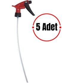 Resim 1 Lt Uyumlu Sprey Başlık - Kırmızı,dayanıklı Sprey Başlık 5 Adet 