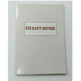 Resim Cem Üye Kayıt Defteri Karton Kapak 40 Sayfa x 12li Paket 
