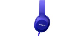 Resim Hytech HY-K19 REMINOR Mavi 3,5mm Harici Kablolu PC&Telefon Mikrofonlu Kulaklık 