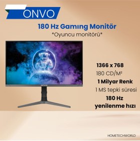Resim ONVO 32" GAMING MONİTÖR OV32MNT301GQ 