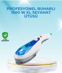 Resim teknodayım 1500W Güçlü Buharlı Ütü | Yanık Riski Olmadan Hızlı Ütüleme 