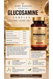 Resim Çare Burada Moonlife - Glukozamin, Kondroitin, Sülfat Kapsül 90 Adet (Glukozamin & MSM & Kolajen & Akgünlük & Ko 