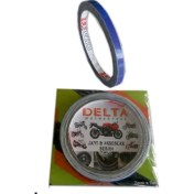 Resim SEVEN KARDEŞLER Mavi 7cm x 7 M Opak Jant Şeridi 