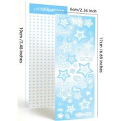 Resim Karalama Defteri Kırtasiye Yıldız Süslü Çıkartmalar Dergisi Planlayıcısı Deco Etiket Kore Etiket Sanat Diy El Sanatları Albümü Green 