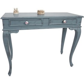 Resim Masifart Terra 120 Cm Ri Eskitme Dresuar Çekmeceli Makyaj Masası Gri 