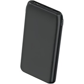 Resim Genel Markalar 10000 mAh Siyah Powerbank Şarj Cihazı – Micro, USB ve Type-C Girişli 