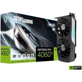 Resim Zotac Geforce Rtx 4060 Tı Gamıng Twın Edge 8gb Gddr6 128BIT Oc ZT-D40610H-10M Ekran Kartı 