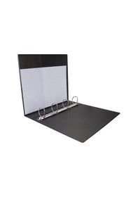 Resim Firma Evrak Sunum Klasörü A4 Pvc 5 Cm 4 Halkalı 350 Yaprak 27.5 Siyah 