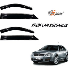 Resim Krom cam rüzgarlığı 1.2mm Volkswagen Bora 4'lü / CARU439 