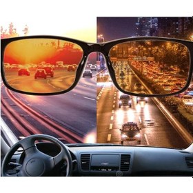 Resim MasterCar Gece Far Işığı Kesici Gece Sürüş Gözlüğü Fermuarlı Gözl sarı 