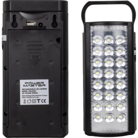 Resim 23800 24 Ledli Telefon Şarj Edebilen Işıldak (6V4A Akülü * Bank Özellikli) 