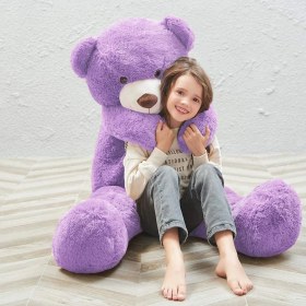 Resim Sole 160 cm Papyonlu Dev Boy Peluş Ayı, Sevgiliye Özel Hediye - % 100 Yerli 