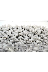 Resim Motoraid 1000 Adet 0,50MM² Kablo Yüksüğü Bakır Beyaz Yüksük 
