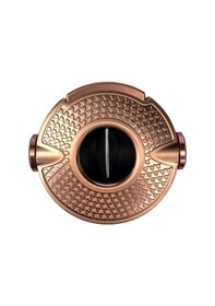 Resim Parmida Rose Gold İşlemeli Çark Mekanizmalı V-cut Puro Makası Kesici - Tr9083 