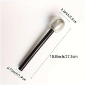 Resim Willowhaven Parlak Mikrofon Aksesuarı - Pil Gerekmez, Dayanıklı Plastik, Parti Ve Sahne Şovları İçin Silvery Gümüşi 