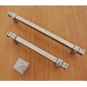 Resim Azimkarhirdavat System Kulp Antik Gümüş 4223-4222 Osm 